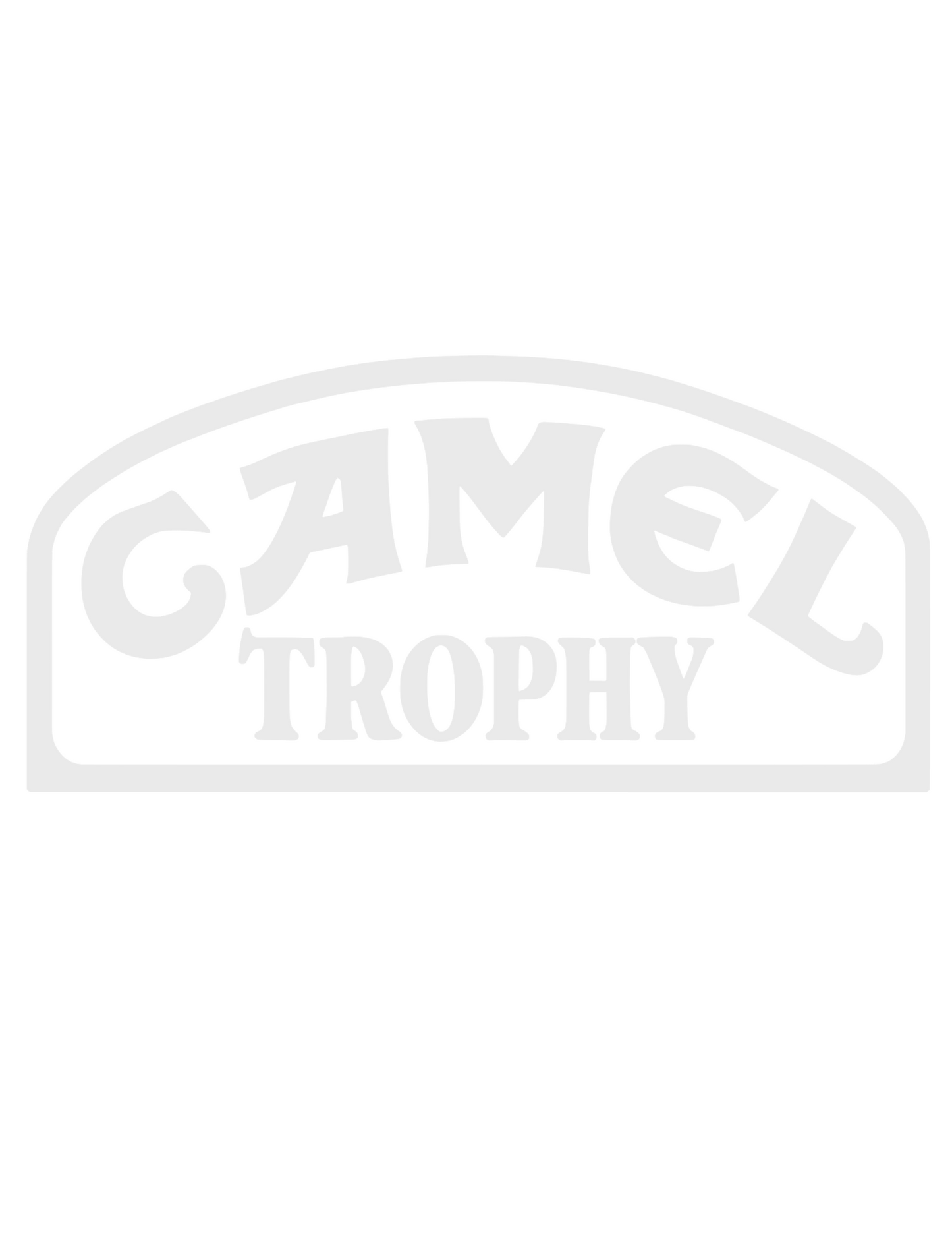 Sticker auto decorativ, Camel Trophy