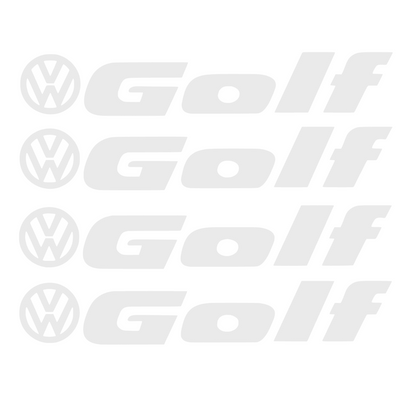 Set 4 Sticker Auto Volkswagen Golf Vw manere - etriere
