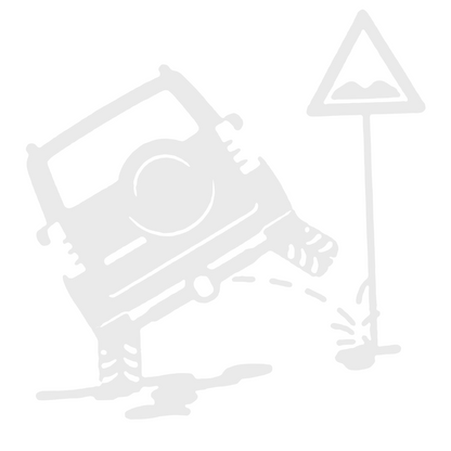 Sticker auto haios, rezistent, pentru masini de teren