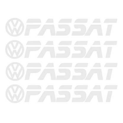 Set 4 Sticker Auto Volkswagen Passat Vw manere - etriere, 12 cm
