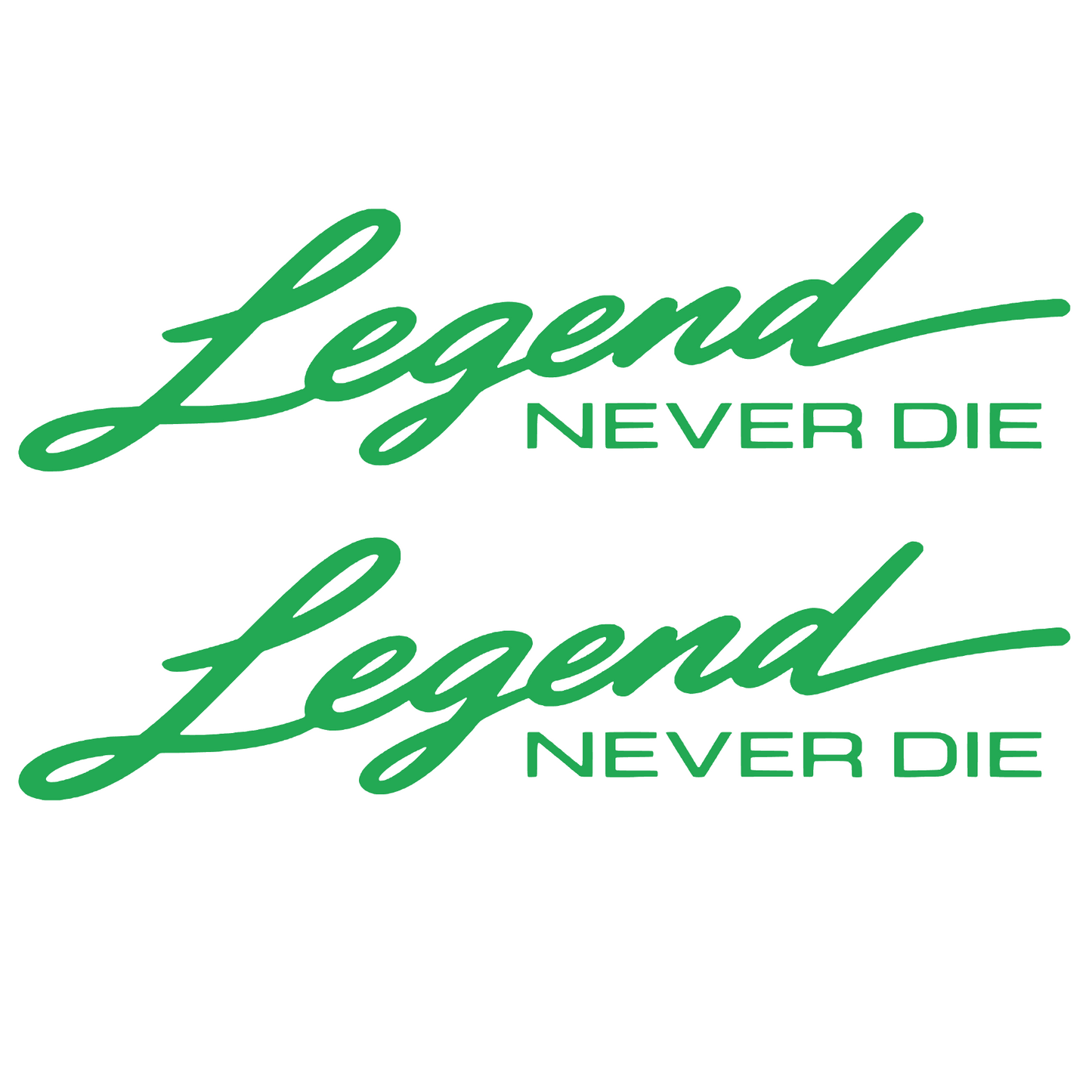 Set 2 stickere decorative, rezistente, Legend never die