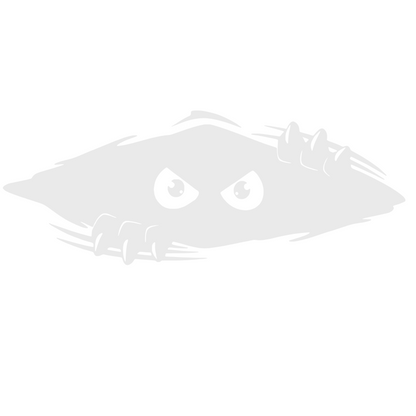 Sticker auto haios, decorativ, model monstru ascuns