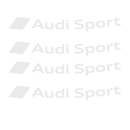 Set 4 stickere auto pentru jante Audi, rezisetnte