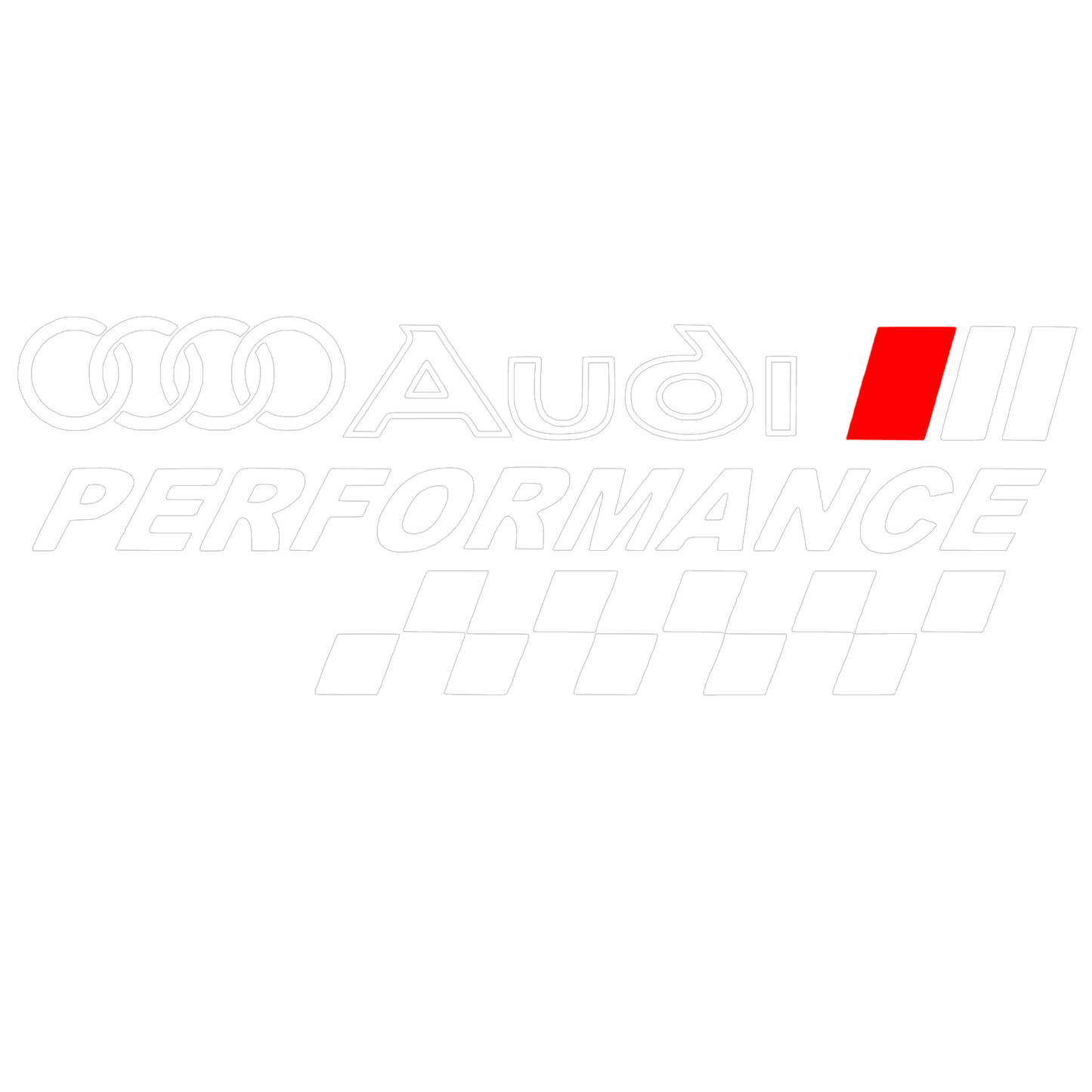 Sticker auto Audi Performance