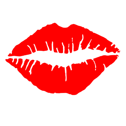 Sticker auto decorativ, tuning pentru fete, model Buze