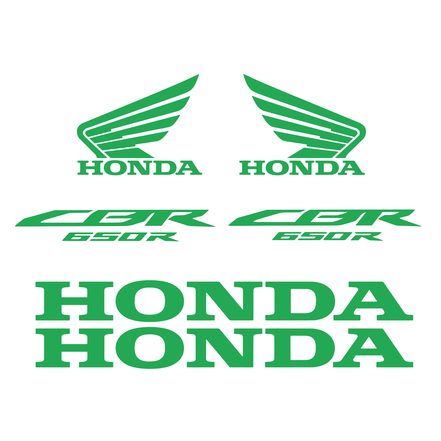 Set 6 stickere Honda CBR 650R