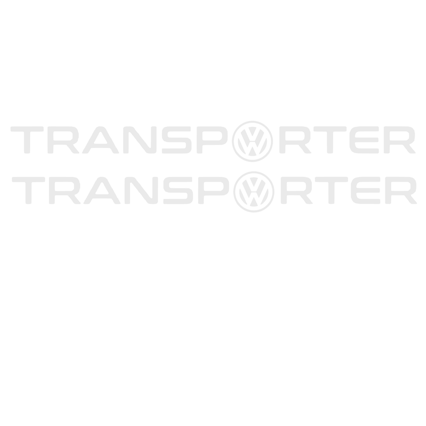 Set 2 stickere auto decorative, Volksvagen Transporter, pentru laterale