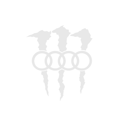 Sticker Audi Monster – Logo Audi cu Gheare