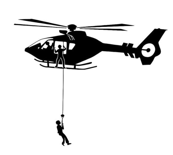 Sticker Elicopter