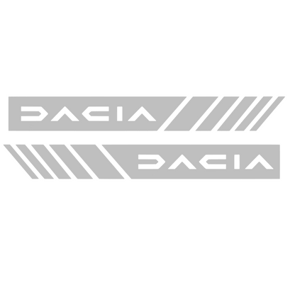 Set 2 stickere pentru Dacia Spring, Logan, Sandero, Bigster, Duster Lodgy