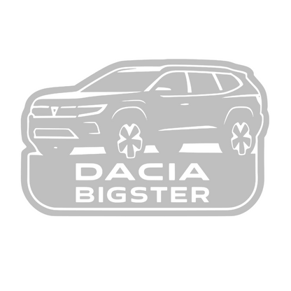 Sticker auto moto decorativ, tuning, rezistent la apa si UV, Dacia Bigster