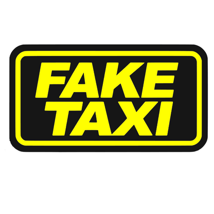 Sticker auto decorativ, rezistent la apa si UV, Fake taxi v1