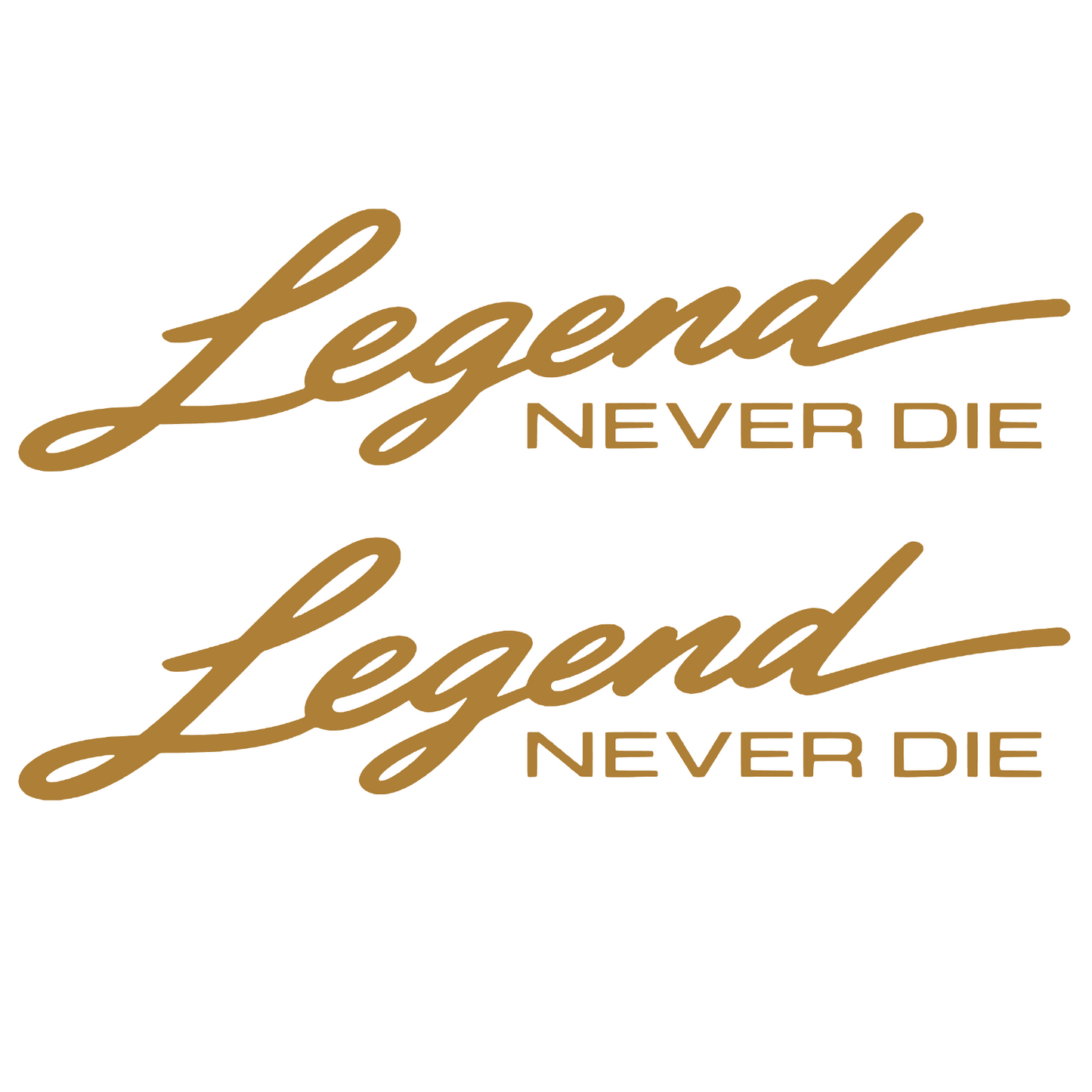 Set 2 stickere decorative, rezistente, Legend never die