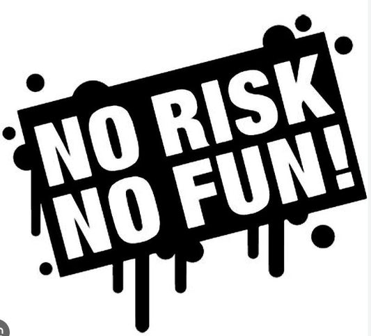 Sticker no risk no fun