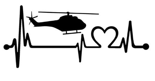 Sticker Love Elicopter