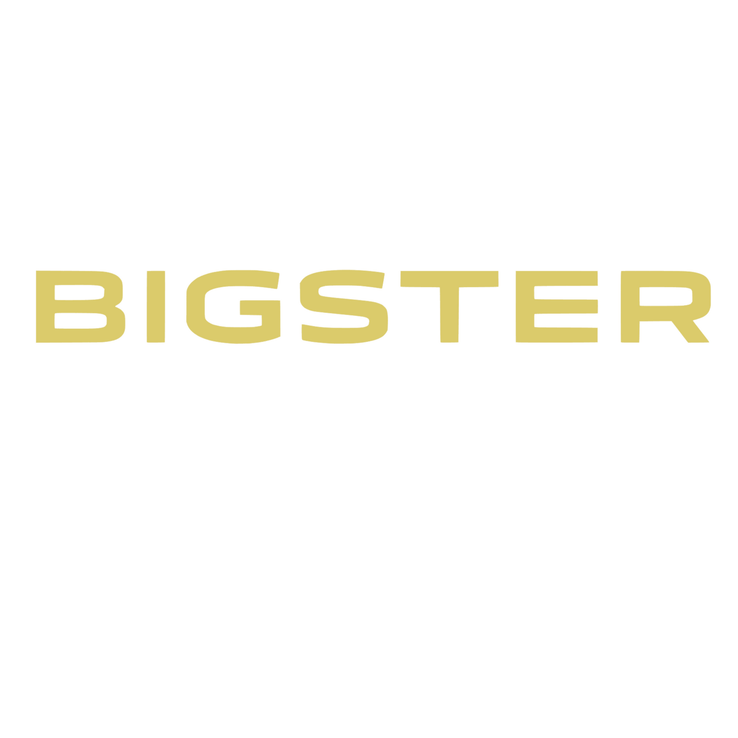 Sticker auto scris Bigster pentru capota sau caroserie