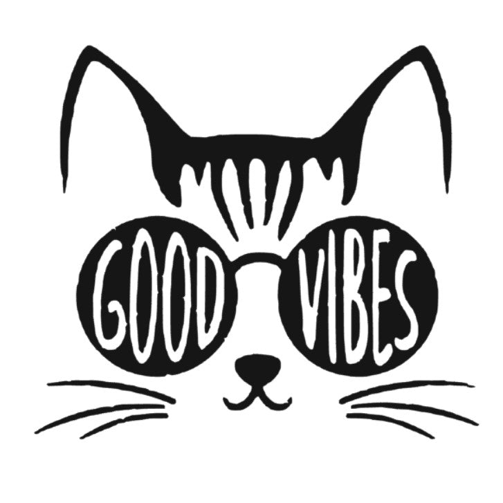 Sticker Good Vibes Pisica