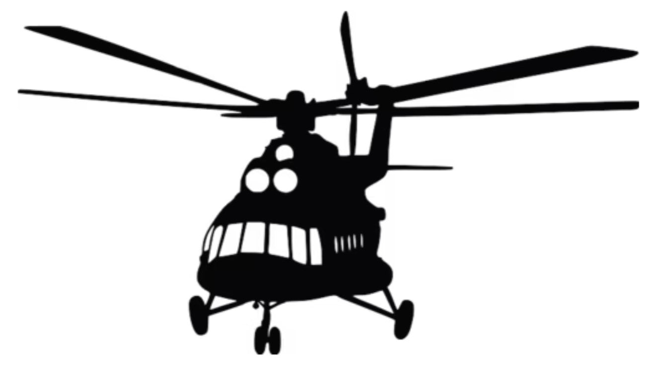 Sticker Elicopter