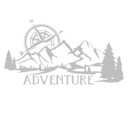 Sticker auto autocolant peisaj Adventure, rezistent