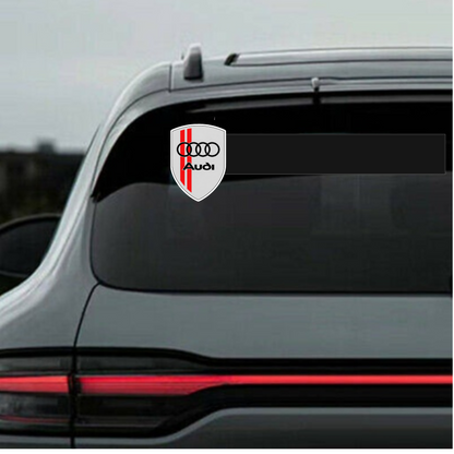 Set 2 stickere auto rezistente, pentru Audi