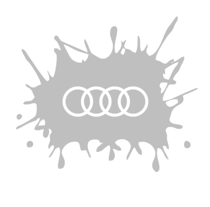 Sticker Pata cu Sigla Audi