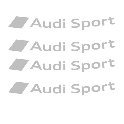 Set 4 stickere auto pentru jante Audi, rezisetnte