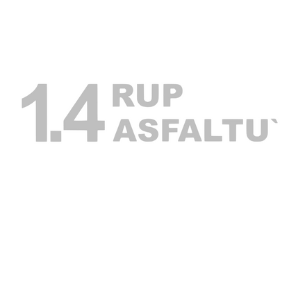 Sticker Auto 1.4 Rup Asfaltu'