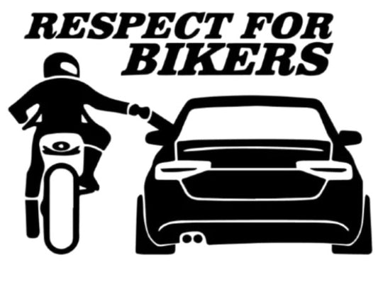 Sticker Respect For Bikers Audi