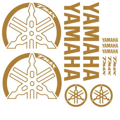 Set 12 stickere decorative, Yamaha Tmax