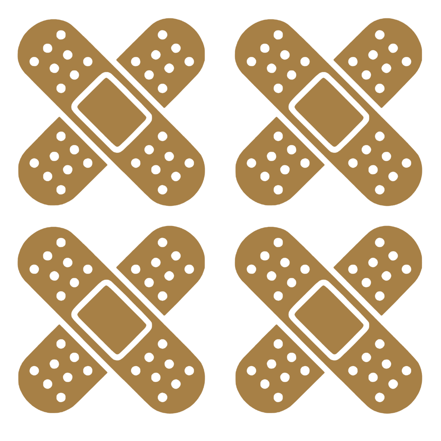 Set 4 stickere decorative, pentru masina sau motocicleta, tip plasture