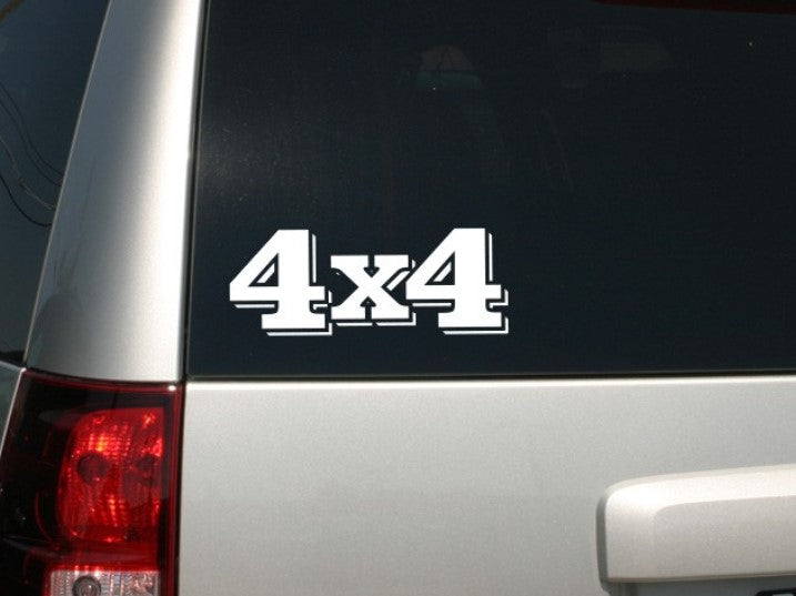 Sticker 4x4