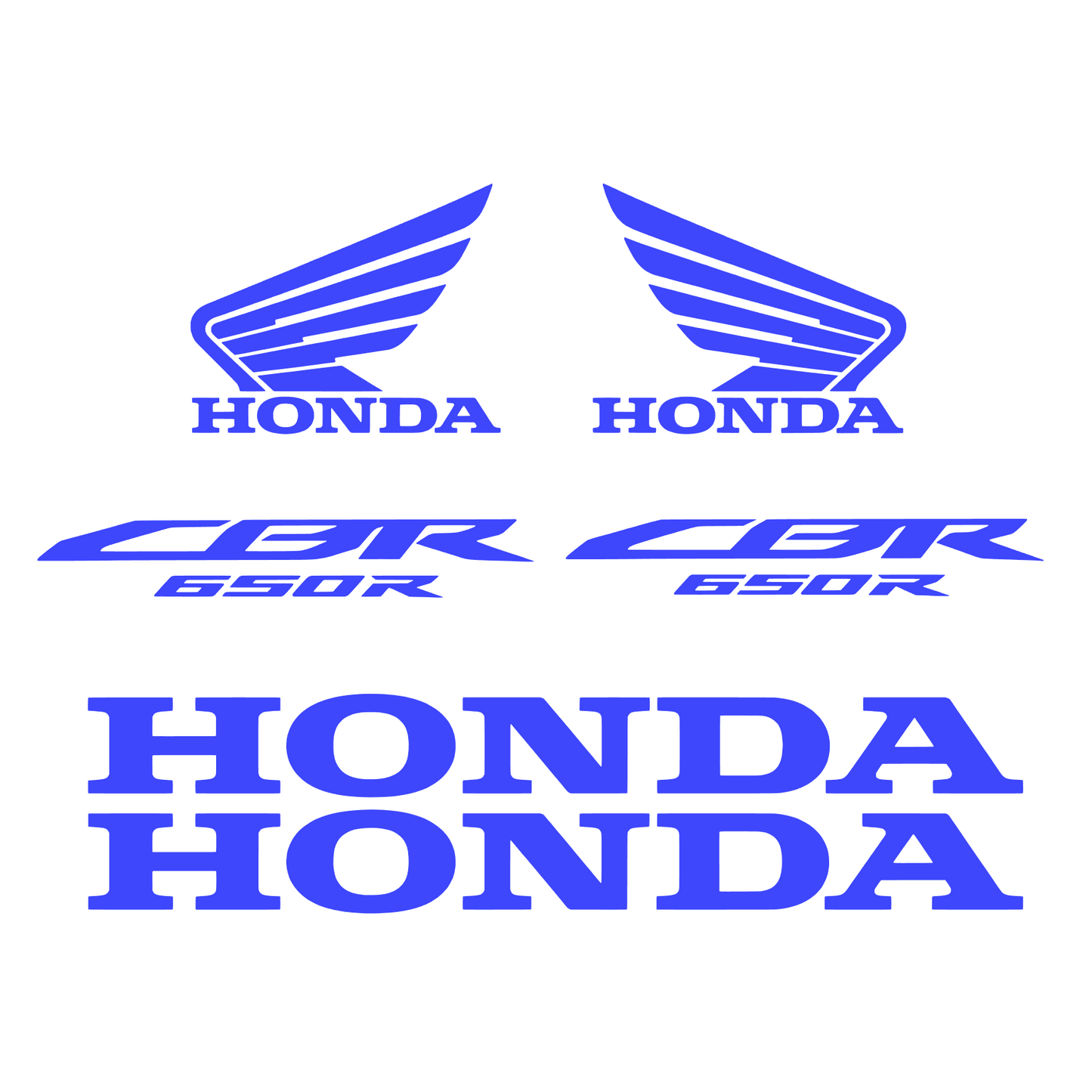Set 6 stickere Honda CBR 650R