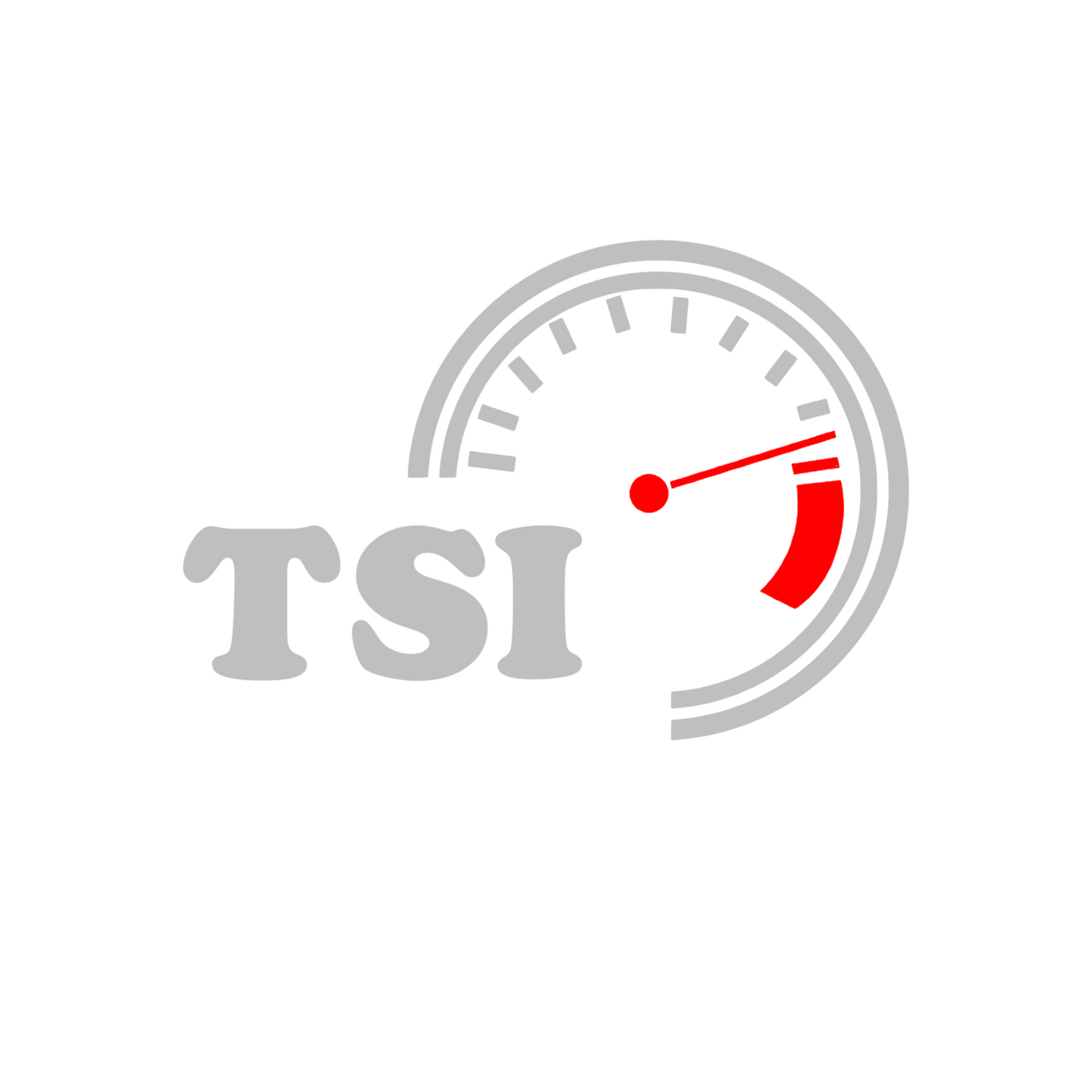 Sticker auto moto decorativ, tuning, rezistent la apa si UV, turometru TSI