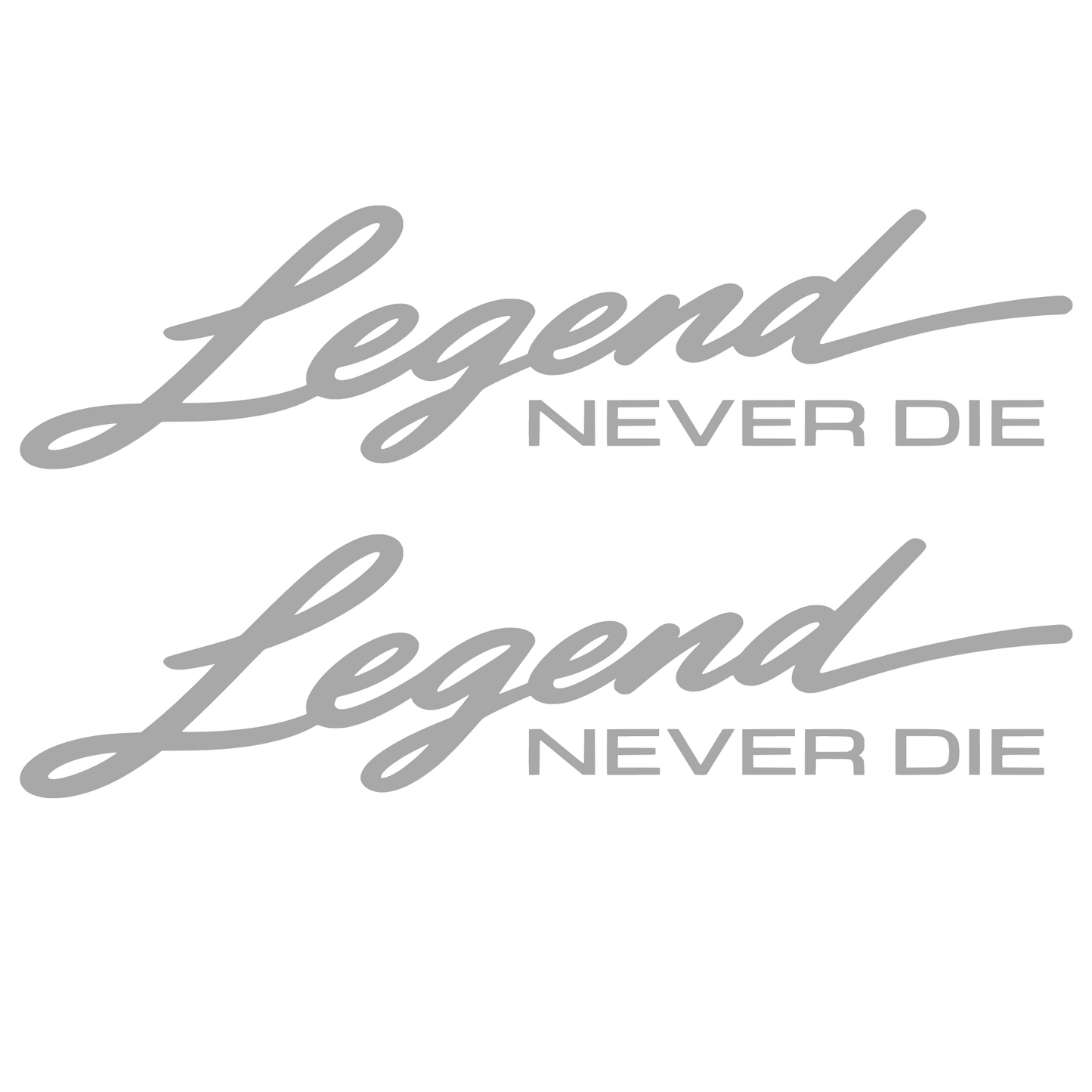 Set 2 stickere decorative, rezistente, Legend never die