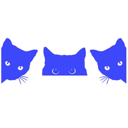 Set 3 stickere decorative, pisici dragute