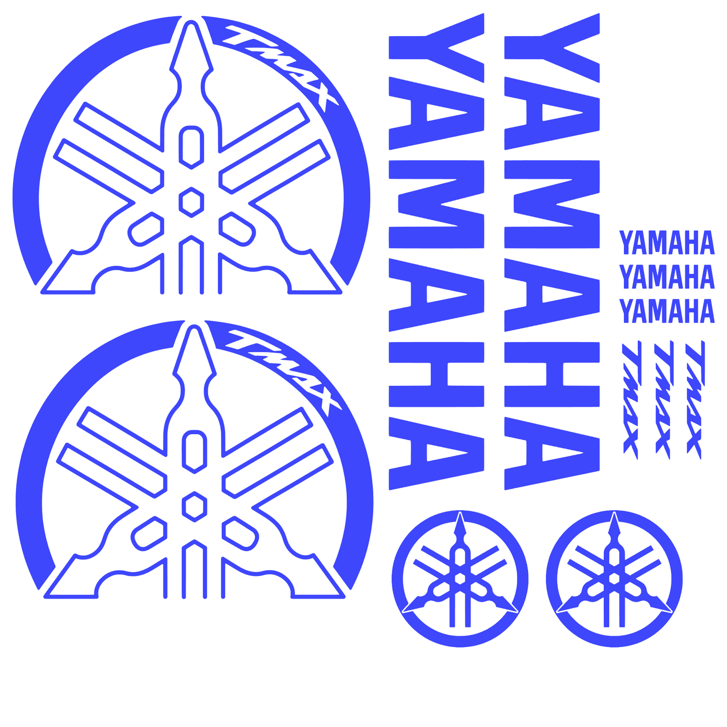 Set 12 stickere decorative, Yamaha Tmax