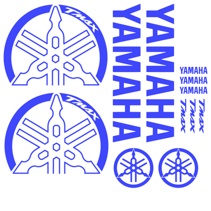 Set 12 stickere decorative, Yamaha Tmax