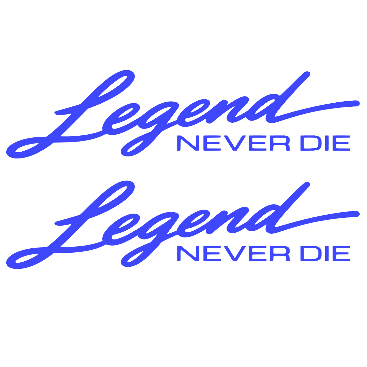 Set 2 stickere decorative, rezistente, Legend never die