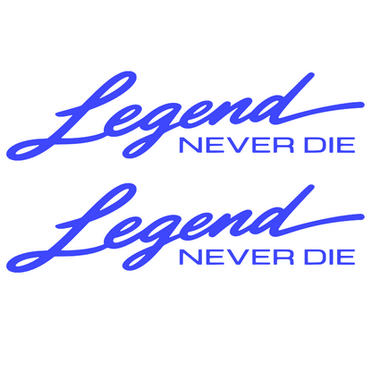Set 2 stickere decorative, rezistente, Legend never die