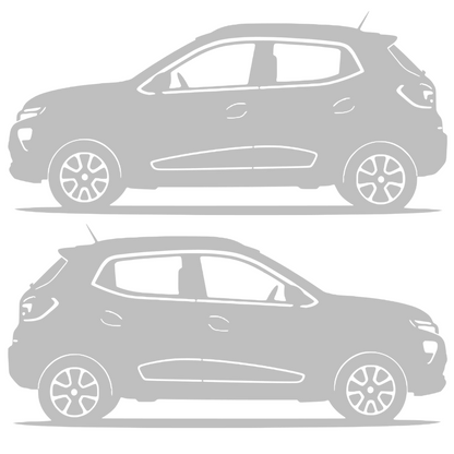 Set 2 stickere rezistente, stanga si dreapta, Dacia Spring