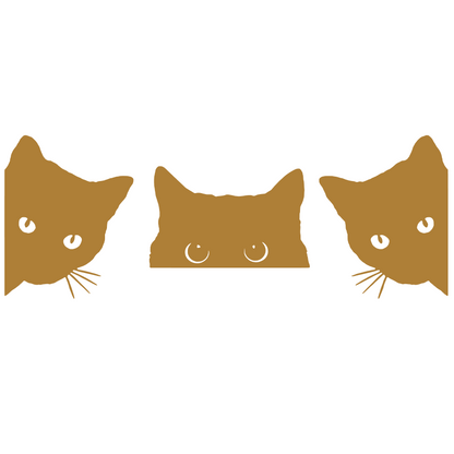 Set 3 stickere decorative, pisici dragute