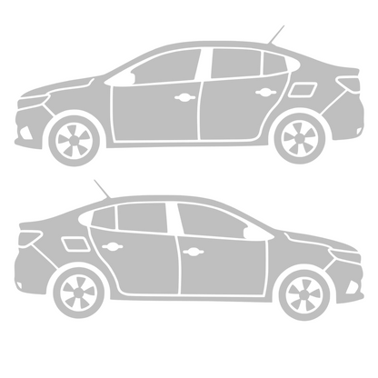 Set 2 stickere rezistente, stanga si dreapta, Dacia Logan 3 2021+