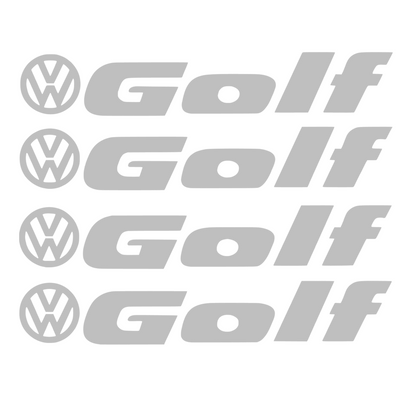Set 4 Sticker Auto Volkswagen Golf Vw manere - etriere