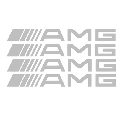 Set 4 sticker auto Mercedes AMG manere - etriere, 12 cm