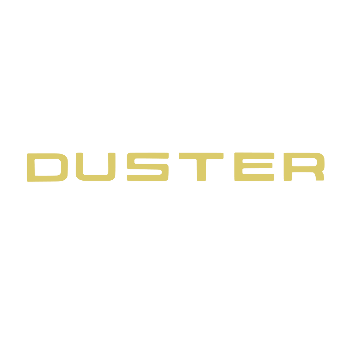 Sticker DUSTER Capota sau caroserie, rezistent