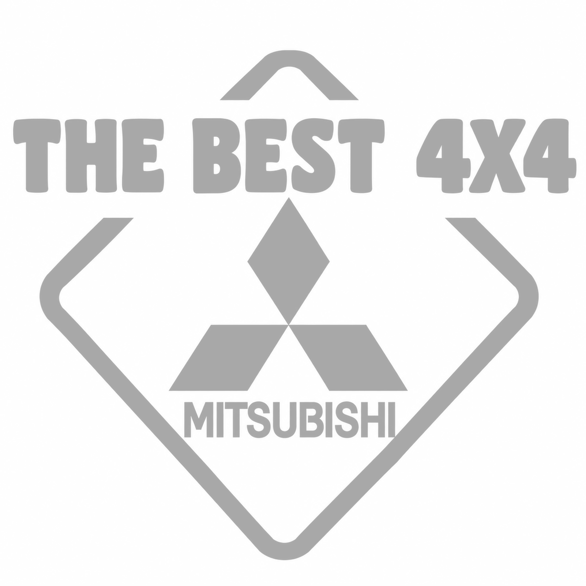 Sticker Mitsubishi – The Best 4x4 Off-Road