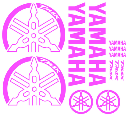 Set 12 stickere decorative, Yamaha Tmax