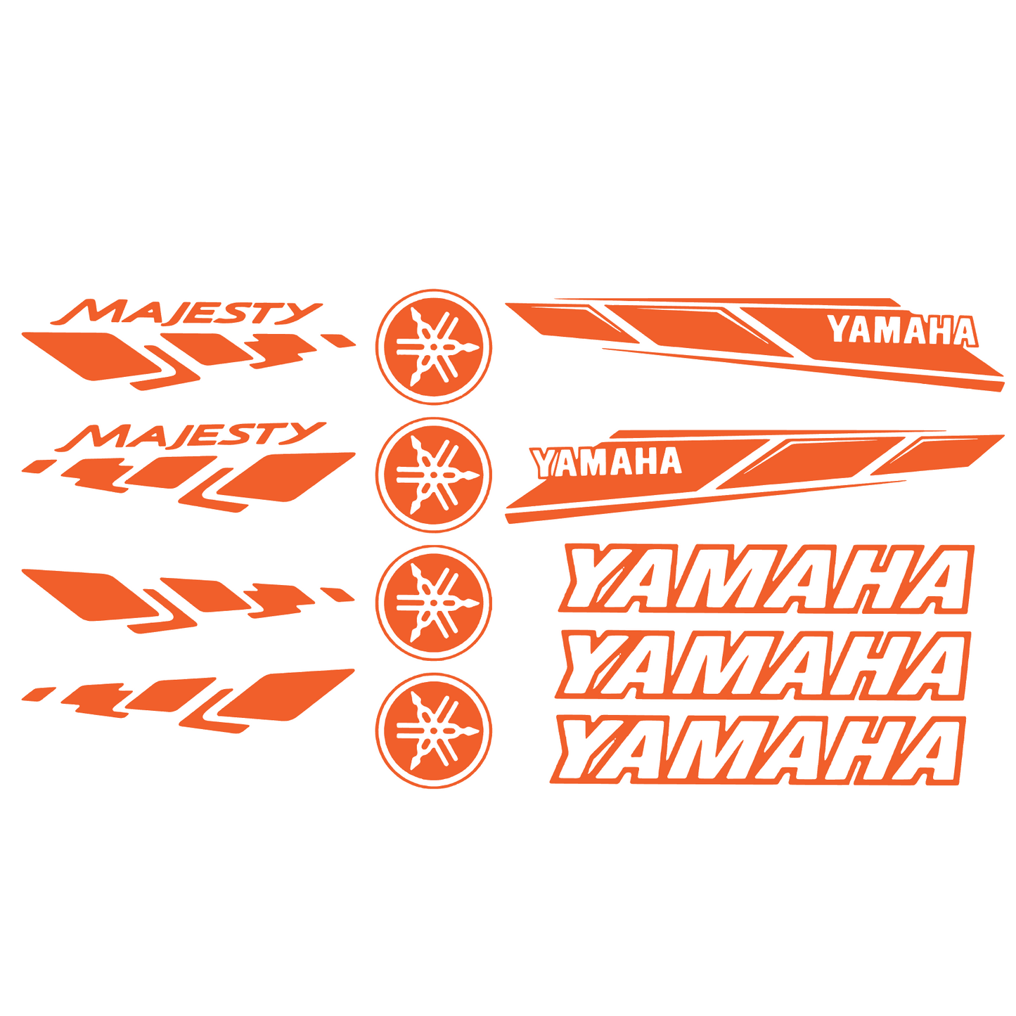 Set 13 stickere decorative Yamaha Majesty