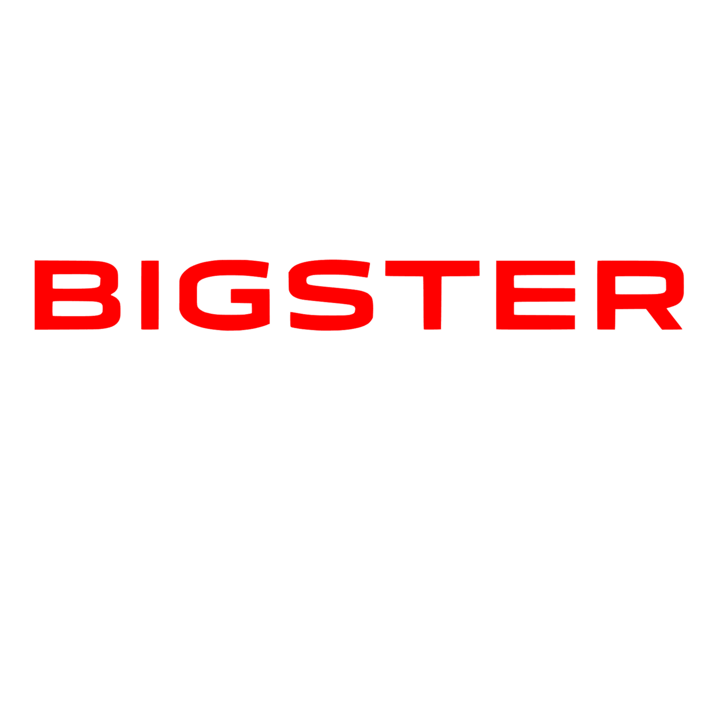 Sticker auto scris Bigster pentru capota sau caroserie
