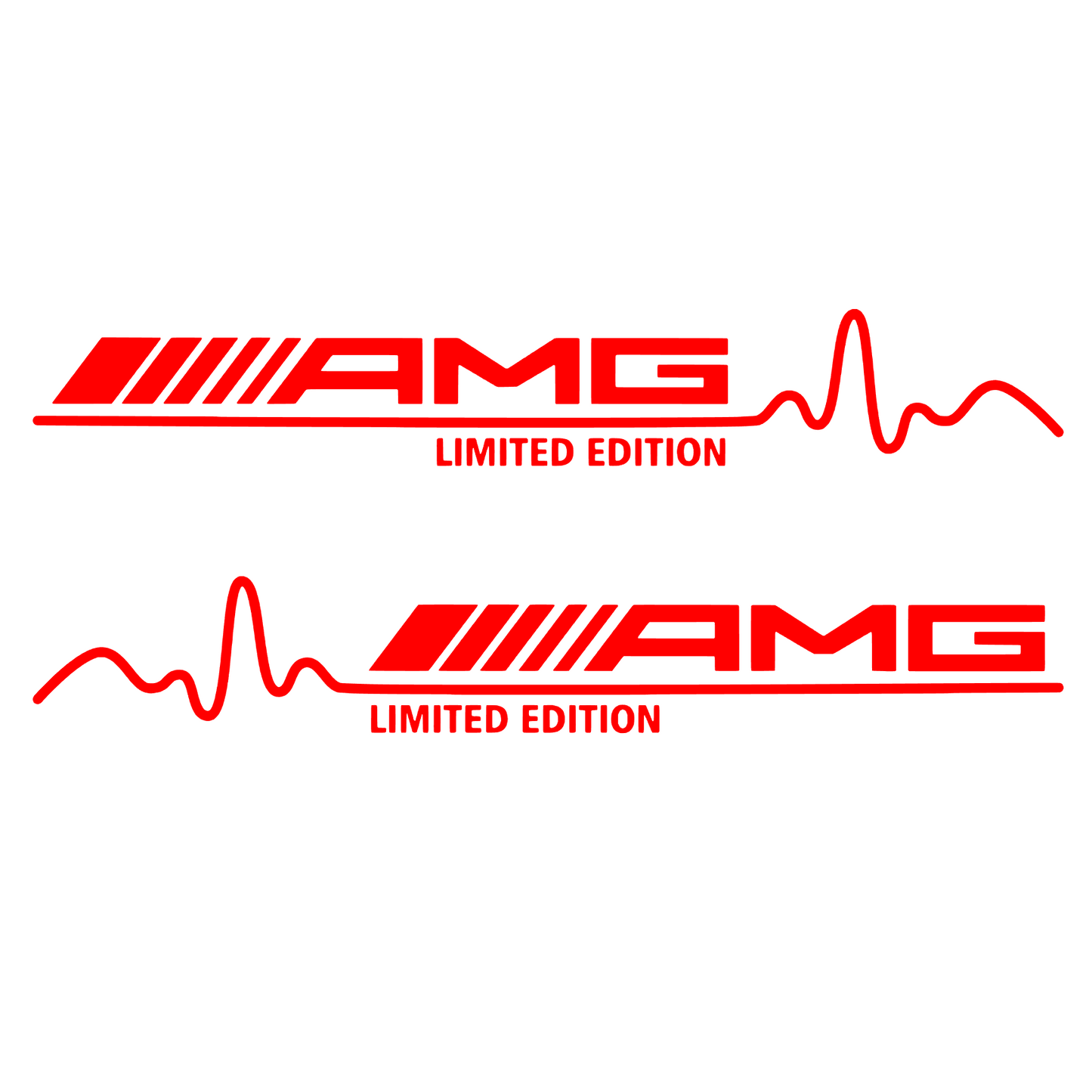 Set 2 stickere decorative, rezistente, AMG limited edition, stanga si dreapta